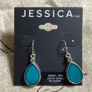 NWT Jessica nickel-free fish hook earrings